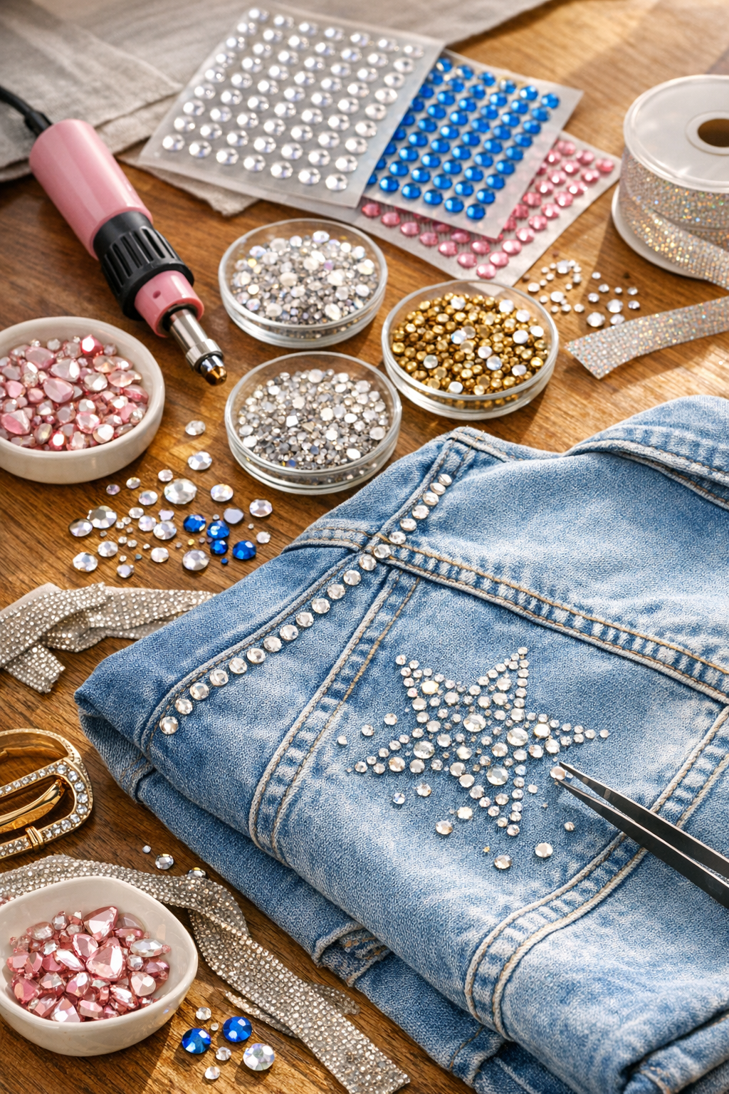 Descubra como aplicar strass hotfix em moda com nosso guia prático passo a passo e otimize suas criações.